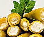 Оливки зелені фаршировані сиром у соняшниковій олії Osman Chees Stuffed products 200 г Туреччина