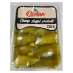 Оливки зелені фаршировані сиром у соняшниковій олії Osman Chees Stuffed products 200 г Туреччина