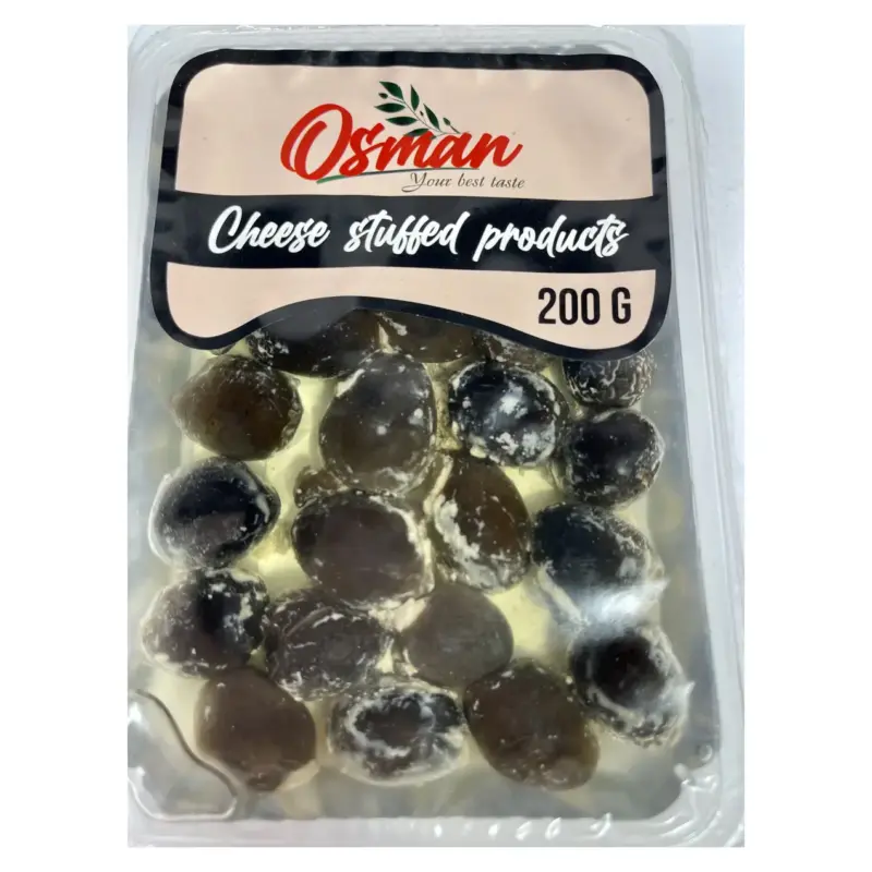 Маслини фаршировані сиром в олії Osman Chees Stuffed products 200г Туреччина