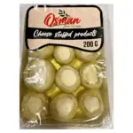 Печериці мариновані та фаршировані сиром у соняшниковій олії Osman Chees Stuffed products 200г Туреччина