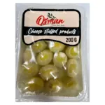 Оливки зелені фаршировані сиром у олії Osman Chees Stuffed products 200г Туреччина