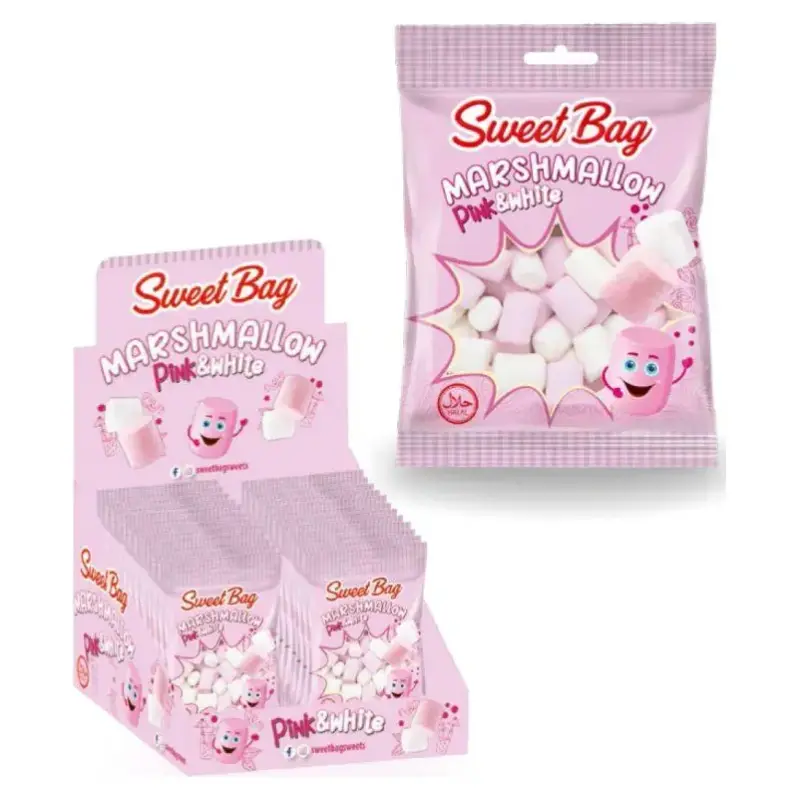 Зефір Маршмелоу Рожево-білий Sweet Bag PINK&WHITE 30 г