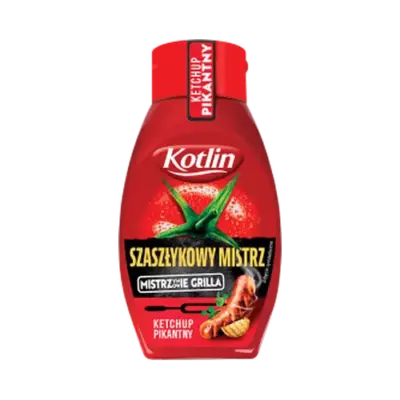 Кетчуп ніжний БЕЗ ГЛЮТЕНА Kotlin Ketchup Lagodny 450 г Польща