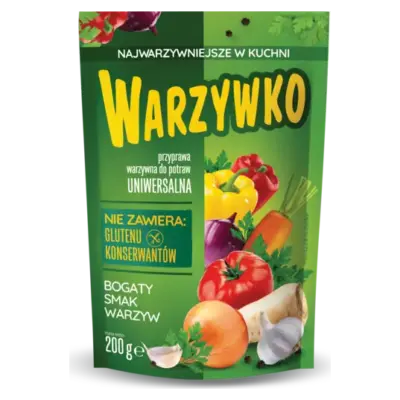 Приправа овочева універсальна БЕЗ ГЛЮТЕНА Warzywko 200 г Польща