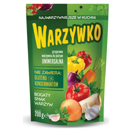 Приправа овочева універсальна БЕЗ ГЛЮТЕНА Warzywko 200 г Польща