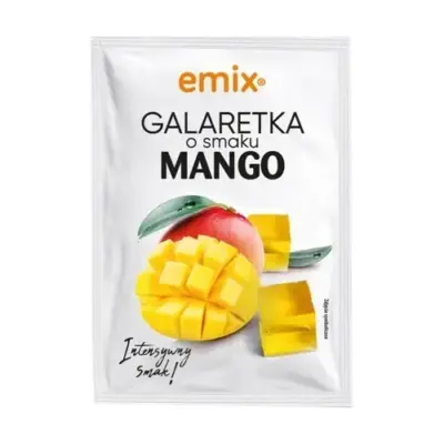 Желе безбарвне зі смаком тропічних фруктів Emix Galaretka 79 г Польща