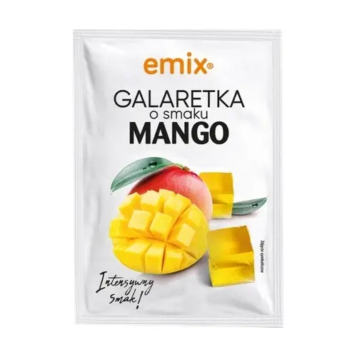 Желе безбарвне зі смаком тропічних фруктів Emix Galaretka 79 г Польща