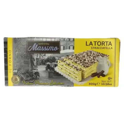 Торт із ванільним кремом Maestro Massimo Gran Torta 300 г Італія
