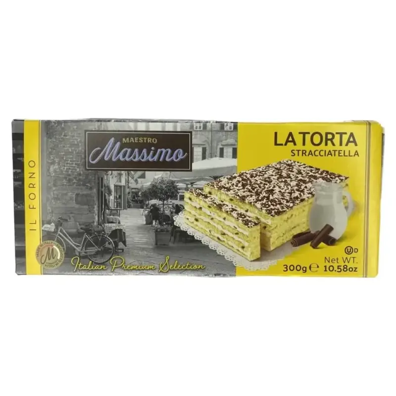 Торт із ванільним кремом Maestro Massimo Gran Torta 300 г Італія