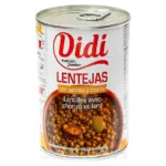 Сочевиця з беконом і ковбасою чоризо Didi Lentejas con pancata y chorizo 415г Іспанія