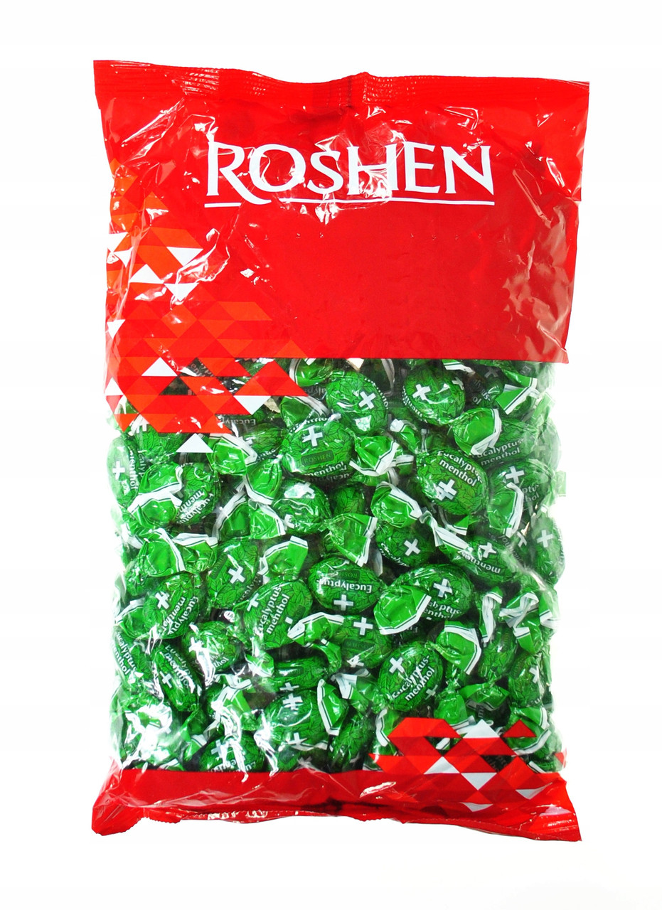 Карамель льодянцова Евкаліпт-ментол Roshen 1кг