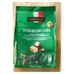 Цукерки нуга з мигдалем у білому та чорному шоколаді GustoBello Torroncini 180г Італія