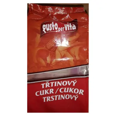 Цукор очеретяний коричневий Gusto per Vita trtinovy Cukr 500г Чехія