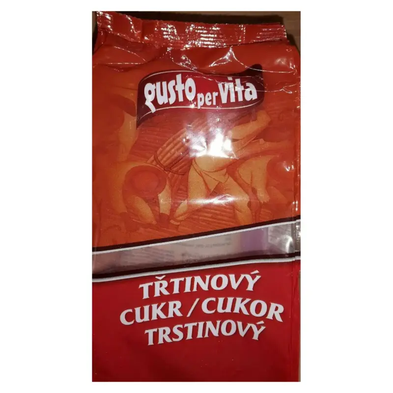 Цукор очеретяний коричневий Gusto per Vita trtinovy Cukr 500г Чехія