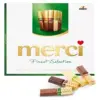 Шоколад Асорті з мигдалем (4 смаки) Storck Merci Finest Selection 250г Німеччина