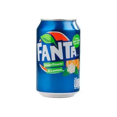 Напій сильногазований Fanta Elderflower & Lemon 330 мл Данія