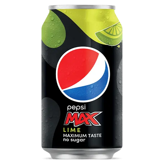 Напій сильногазований БЕЗ ЦУКРУ зі смаком лайма Pepsi Max Lime 330 мл Данія