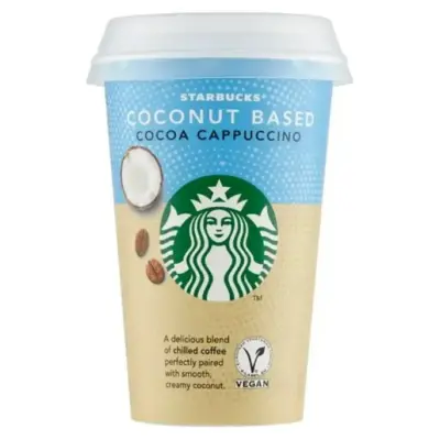 Холодна кава Starbucks Coconut Based Cocoa Cappuccino 220 мл Данія