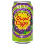 Напій газований зі смаком полуниці з вершками Chupa Chups Strawberry&Cream 345 мл ж/б Корея
