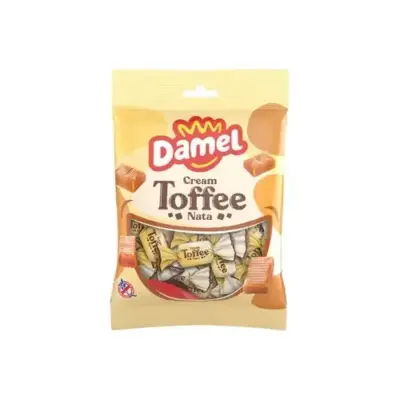 Цукерки молочний ірис БЕЗ ГЛЮТЕНА Damel Cream Toffee Nata 120 г Іспанія