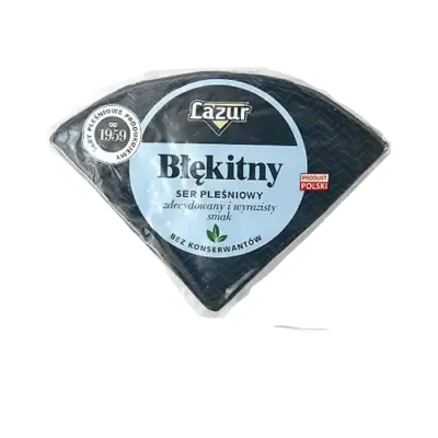 Сир із блакитною цвіллю БЕЗ КОНСЕРВАНІВ Lazur Blekitny 340 г Польща