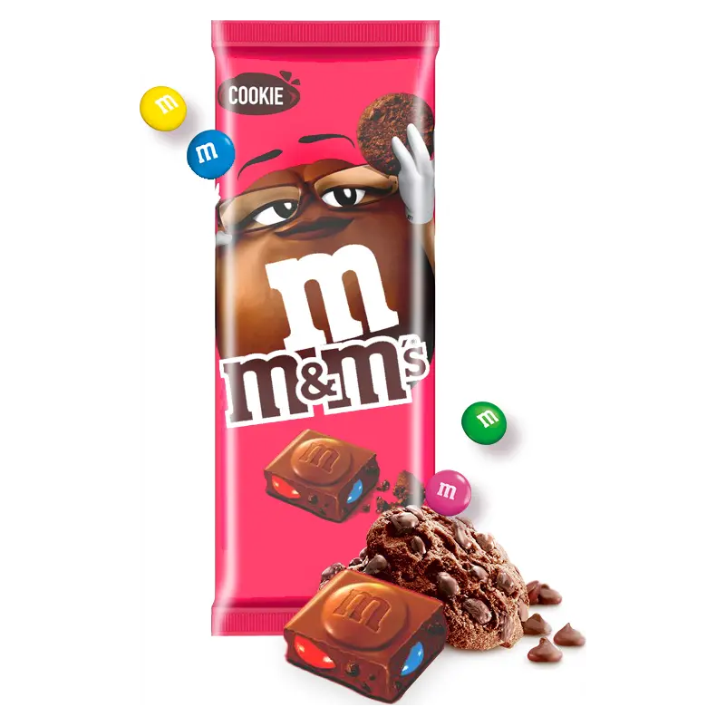 Шоколад молочний з M&M’s і шоколадним печивом M&M’s Cookie 165 г Великобританія
