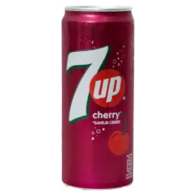 Напій сильногазований 7UP Cherry 330мл з/б Франція