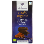 Шоколад чорний 100% Organic Virchuous Dark Coffee 80 г Іспанія