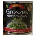 Зелений горошок консервований M&K 240/400 г Польща
