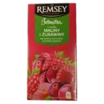 Чай фруктовий малина та журавлина Remsey Intensitea Maliny i Zurawiny (20×2г) 40г Польща