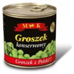 Зелений горошок консервований M&K 240/400 г Польща