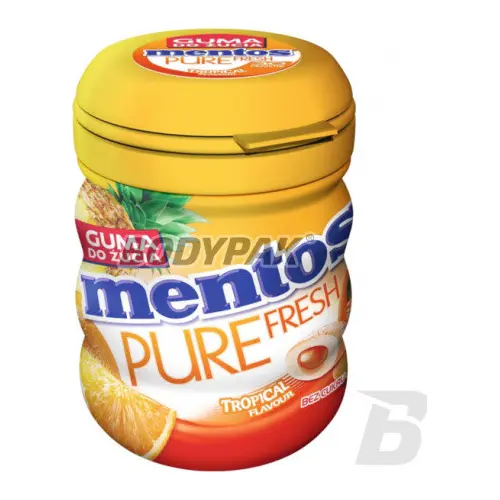 Жувальні драже з тропічними фруктами БЕЗ САХАРА Mentos Pure Fresh 60 г Польща