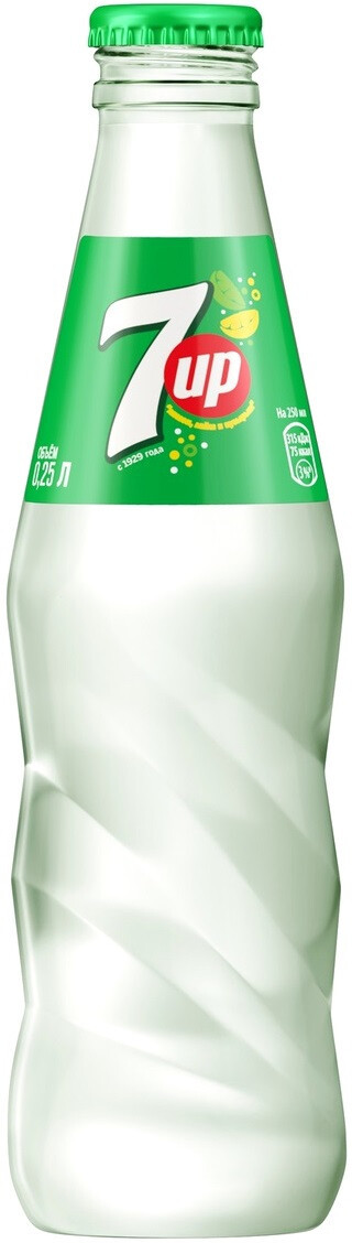 Напій сильногазований 7UP 250мл с/бут