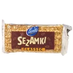 Цукерки (козинаки) кунжут в карамелі у вигляді пластинок Sezamki 81г (3х27г) Польща