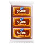Цукерки (козинаки) кунжут в карамелі у вигляді пластинок Sezamki 81г (3х27г) Польща