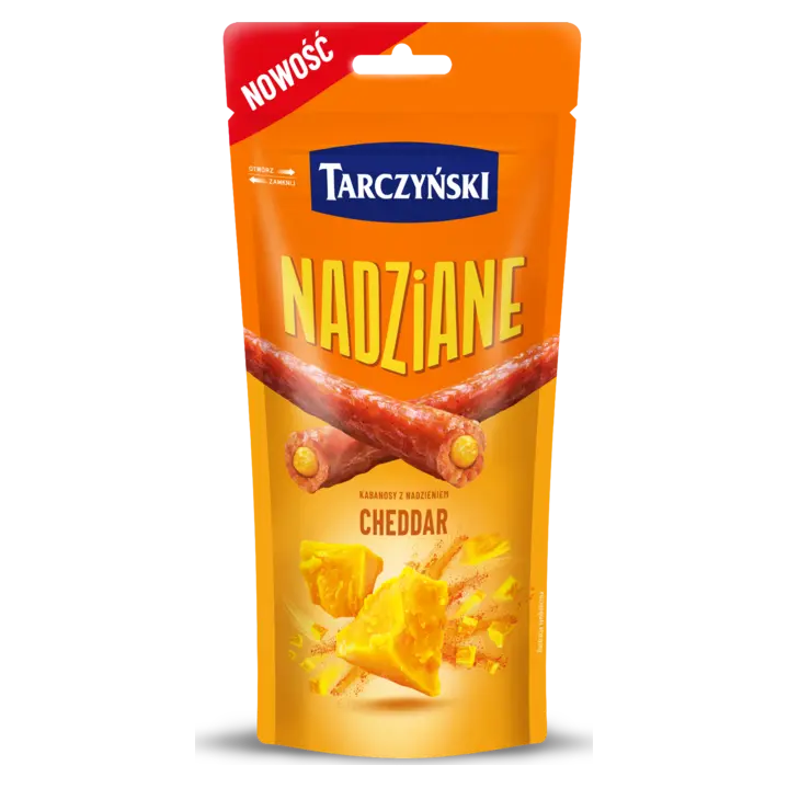 Ковбаски Кабанос із сиром, БЕЗ ГЛЮТЕНА, TARCZY ⁇ SKI Exclusive Kabanosy 105г Польща