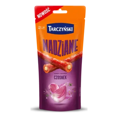 Ковбаски Кабанос із сирною начинкою БЕЗ ГЛЮТЕНА Tarczynski Nadziane Kabanosy z nadzieniem 95 г Польща