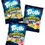 Желейні цукерки Без глютену Без лактози Кислі Світлячки Trolli Saure Gluhwurmchen 10 г Німеччина
