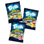 Желейні цукерки Без глютену Без лактози Кислі Світлячки Trolli Saure Gluhwurmchen 10 г Німеччина