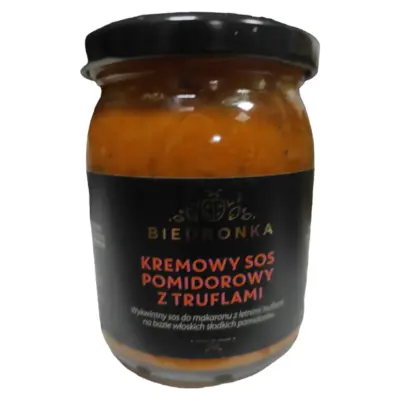 Соус сливочный с томатами и трюфелями Biedronka Kremowy Sos z Pomidorowy i Truflami 180г Польша