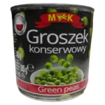Зелений горошок консервований M&K 240/400 г Польща