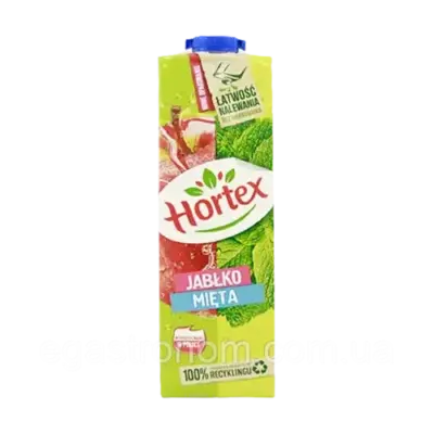 Напій сіковий Яблучно-м'ятний Hortex Jablko-Mieta 1 л Польща