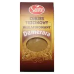 Цукор тростинний коричневий дрібний Sante Fine Demerara Cukier Trzcinowy 500 г Польща
