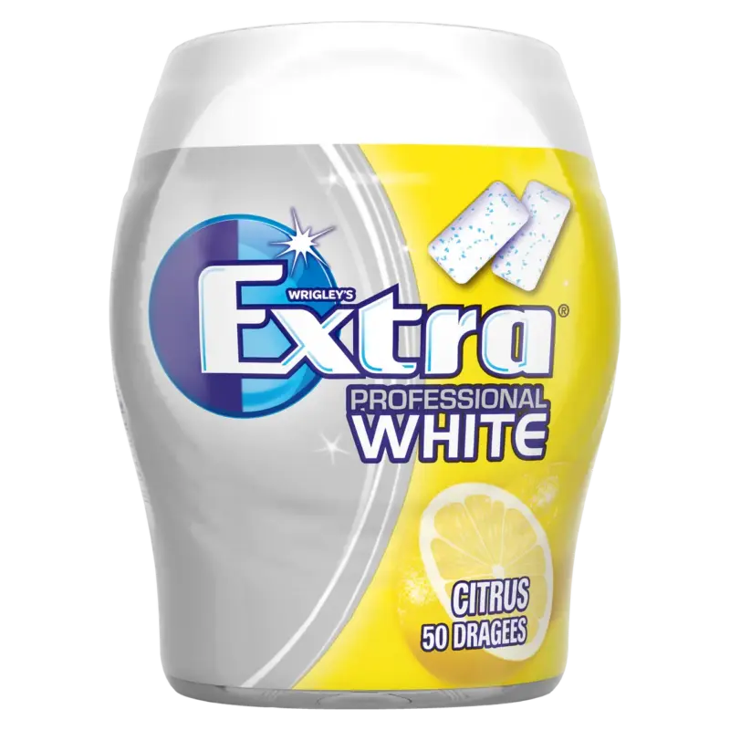 Жувальна гумка Міцна М’ята БЕЗ САХАРА Extra professional Strong Mint 50шт Німеччина