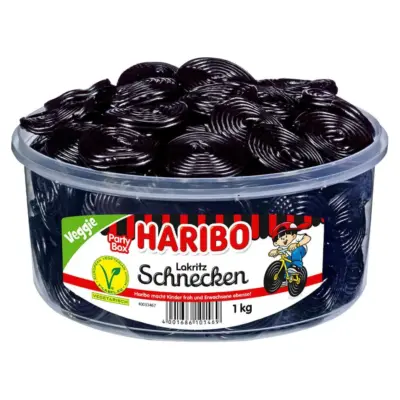 Желейні лакричні цукерки Равлика Haribo Lakritz Schnecken 200 г Німеччина