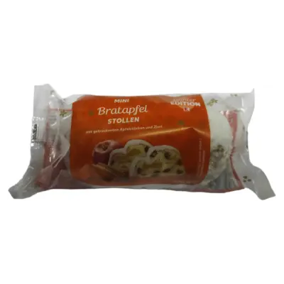 Різдвяний кекс із марципаном, родзинкою, корицею K-Classic Winter Edotion Bratapfel Stollen 200 г Німеччина