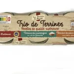 Паштет м'ясний 3 види Les Terrines Du Bocage (3х180г) 540г Франція