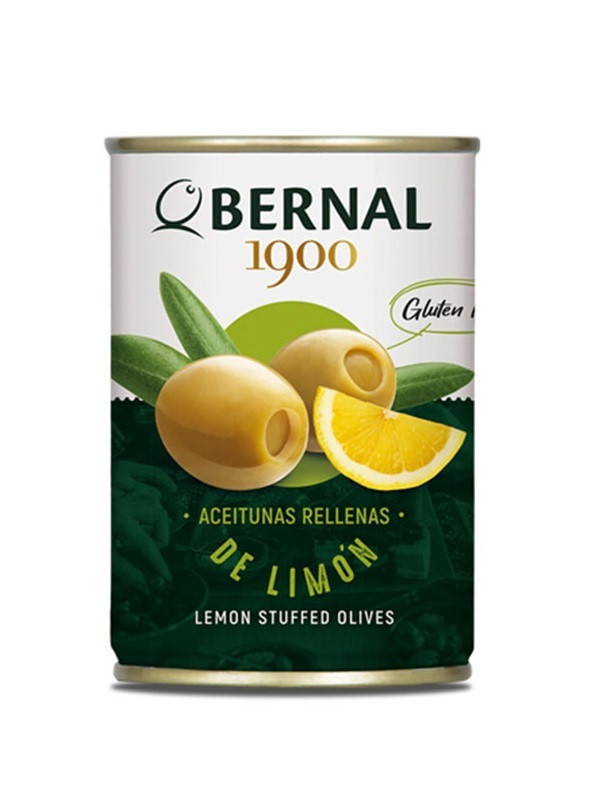 Оливки зелені фаршировані васабі БЕЗ ГЛЮТЕНА Bernal Aceitunas rellenas sabor wasabi 292/120г Іспанія