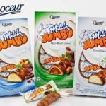 Шоколадно-вафельний батончик із шоколадно-горіховою начинкою Milch JUMBO Rigel Choceur 150 г Німеччина