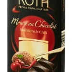 Шоколад чорний Moser Roth Sauerkirisch-Chili 85% какао вишня+перець чилі 150 г